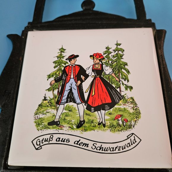 vintage cast iron trivet good used condition made in France. - Picture 1 of 6